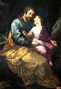 HERRERA, Francisco de, the Elder St Joseph and the Christ Child china oil painting reproduction